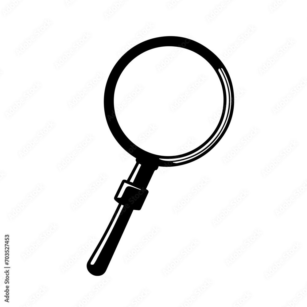 Classic Magnifying Glass Vector Design Classic Magnifying Glass Vector Design