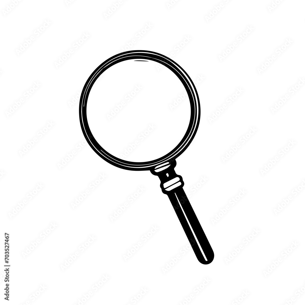 Classic Magnifying Glass Vector Design Classic Magnifying Glass Vector Design