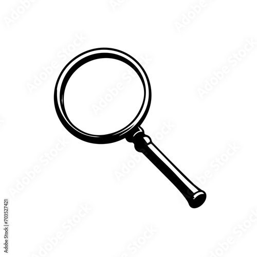 Classic Magnifying Glass Vector Design