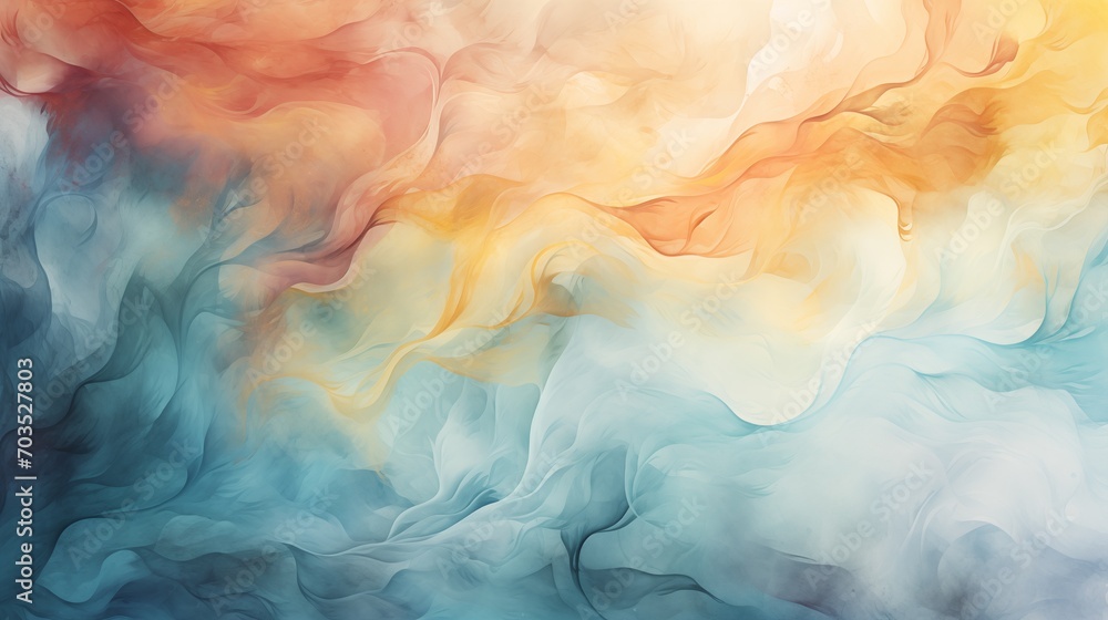 Watercolor abstract paint background. Liquid fluid texture