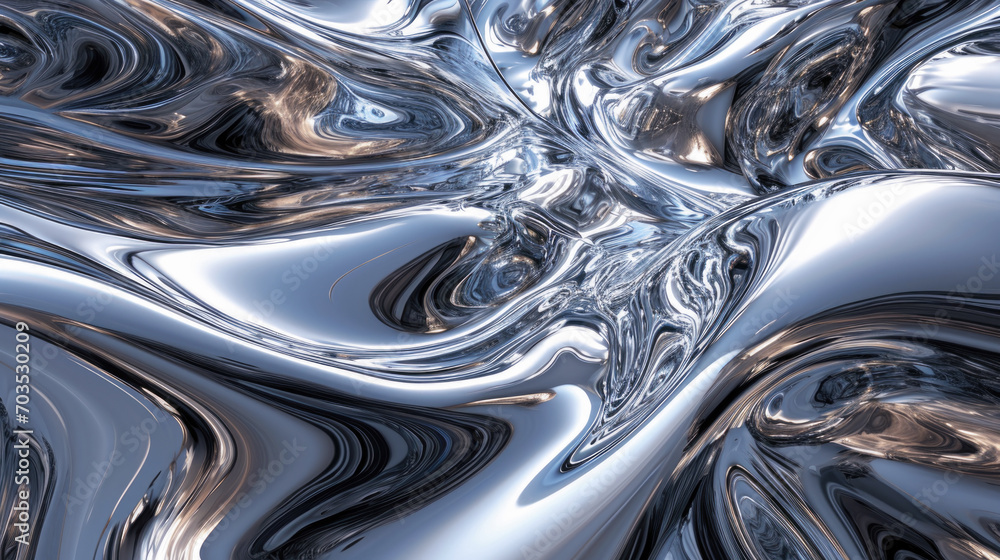 Abstract background imitating melting metal. Molten metal in design Abstract background imitating melting metal. Molten metal in design