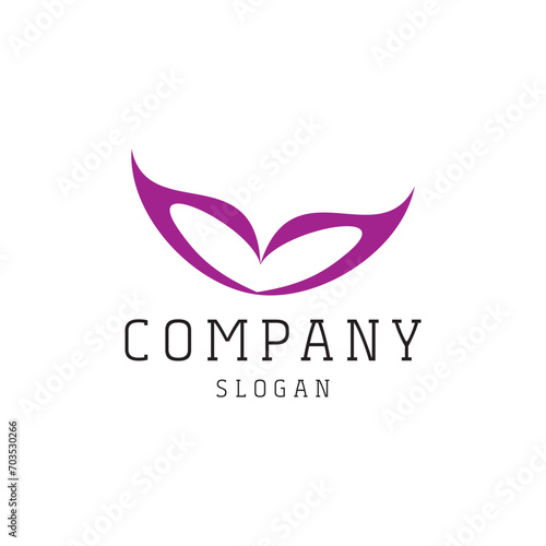 Fashion logo design timeless emblem brand identity logotype abstract minimalist monogram typography vector logo
