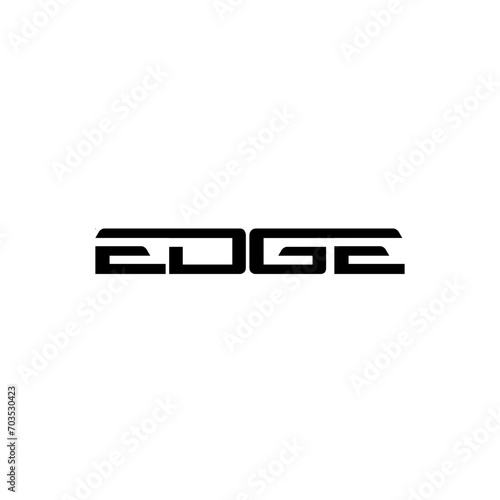 EDGE name logo design timeless emblem brand identity logotype abstract minimalist monogram typography vector logo