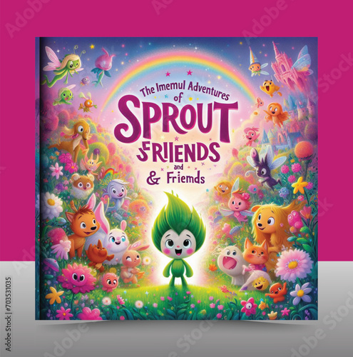 The Book Cover Design for kids 