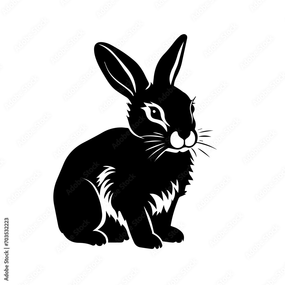 Cute Rabbit Vector Illustration Cute Rabbit Vector Illustration