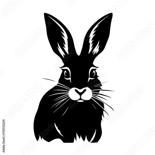 Cute Rabbit Vector Illustration © Mateusz