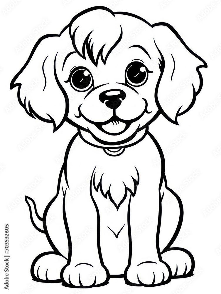 Coloring book page Coloring book page