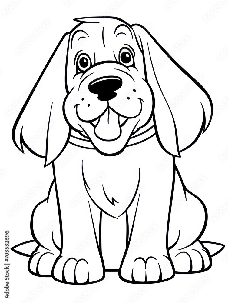 Coloring book page Coloring book page