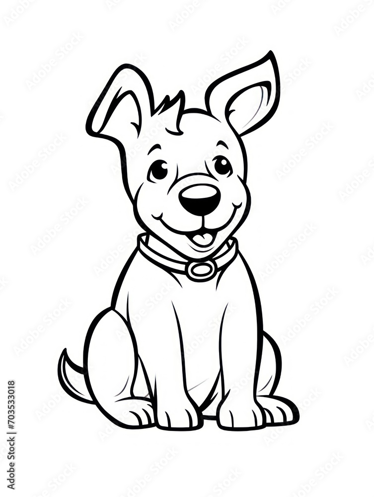 Coloring book page Coloring book page