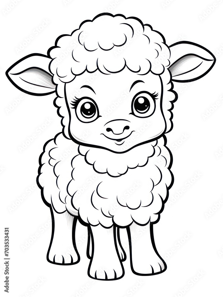 Coloring book page Coloring book page