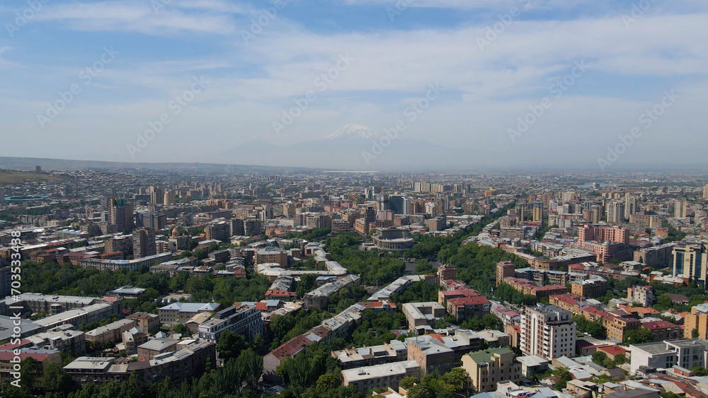 Yerevan city, Armenia, parks, buildings, streets, holiday, walking, summer