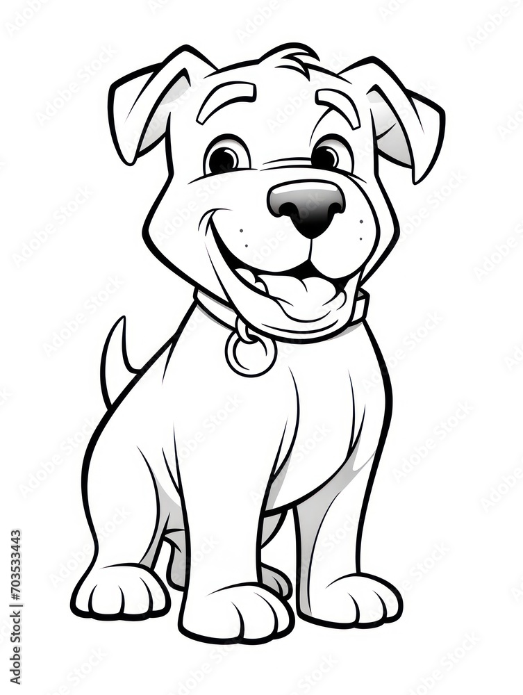 Fototapeta premium Coloring book page