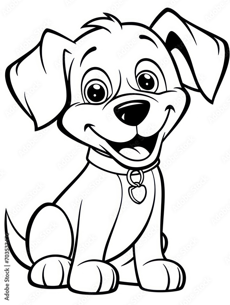 Coloring book page Coloring book page