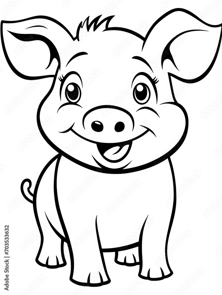 Coloring book page Coloring book page