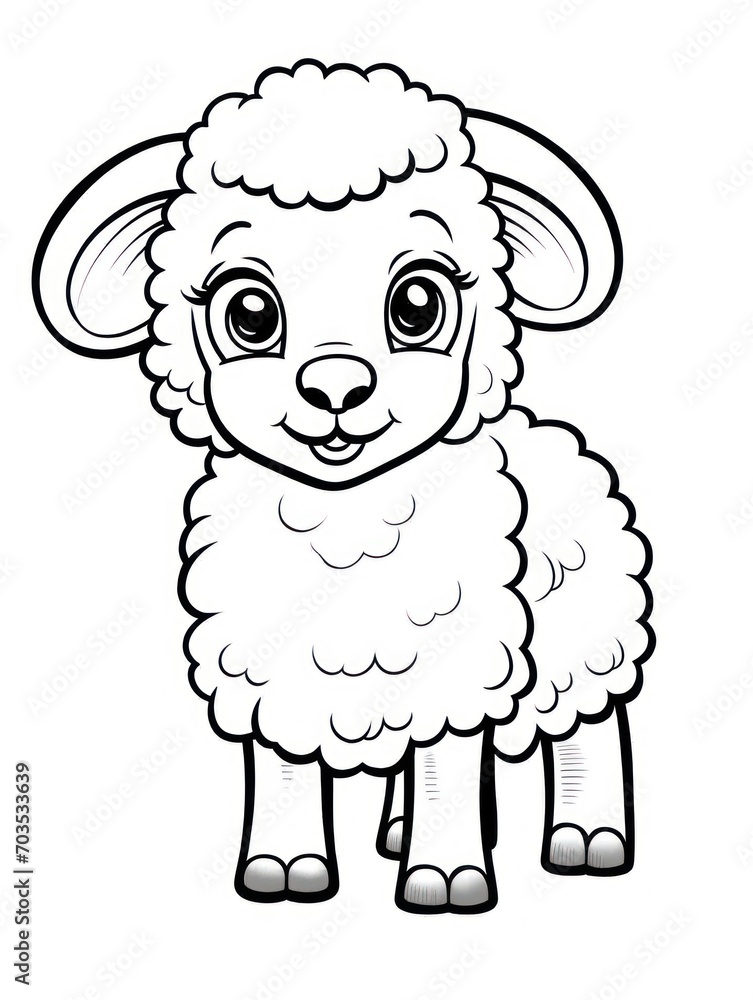 Coloring book page Coloring book page