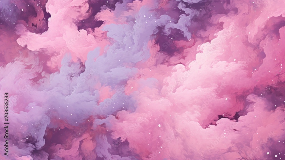 Fototapeta premium Pink abstract galaxy background.