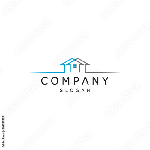 Free Download Real estate property home house maritage logo design timeless emblem brand identity logotype abstract minimalist monogram typography vector logo - GFXLoad