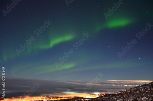 Northern Lights Eagle River Alaska © B.Mae Photography