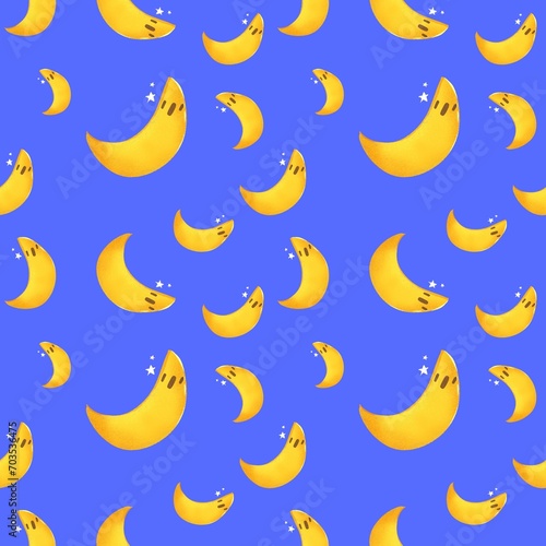 Banana moon pattern