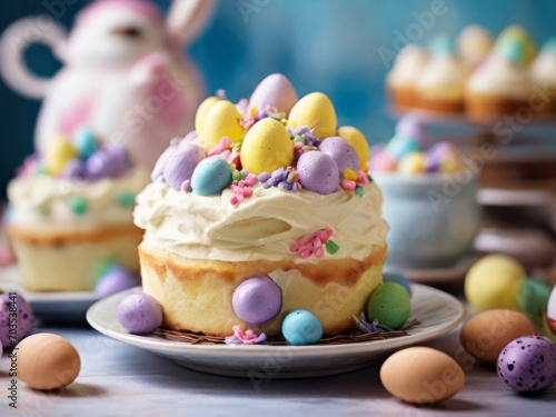 Easter Cream Cupcakes: Sweet Joy