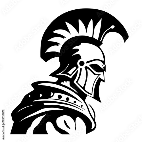 Ancient Greek Warrior Vector
