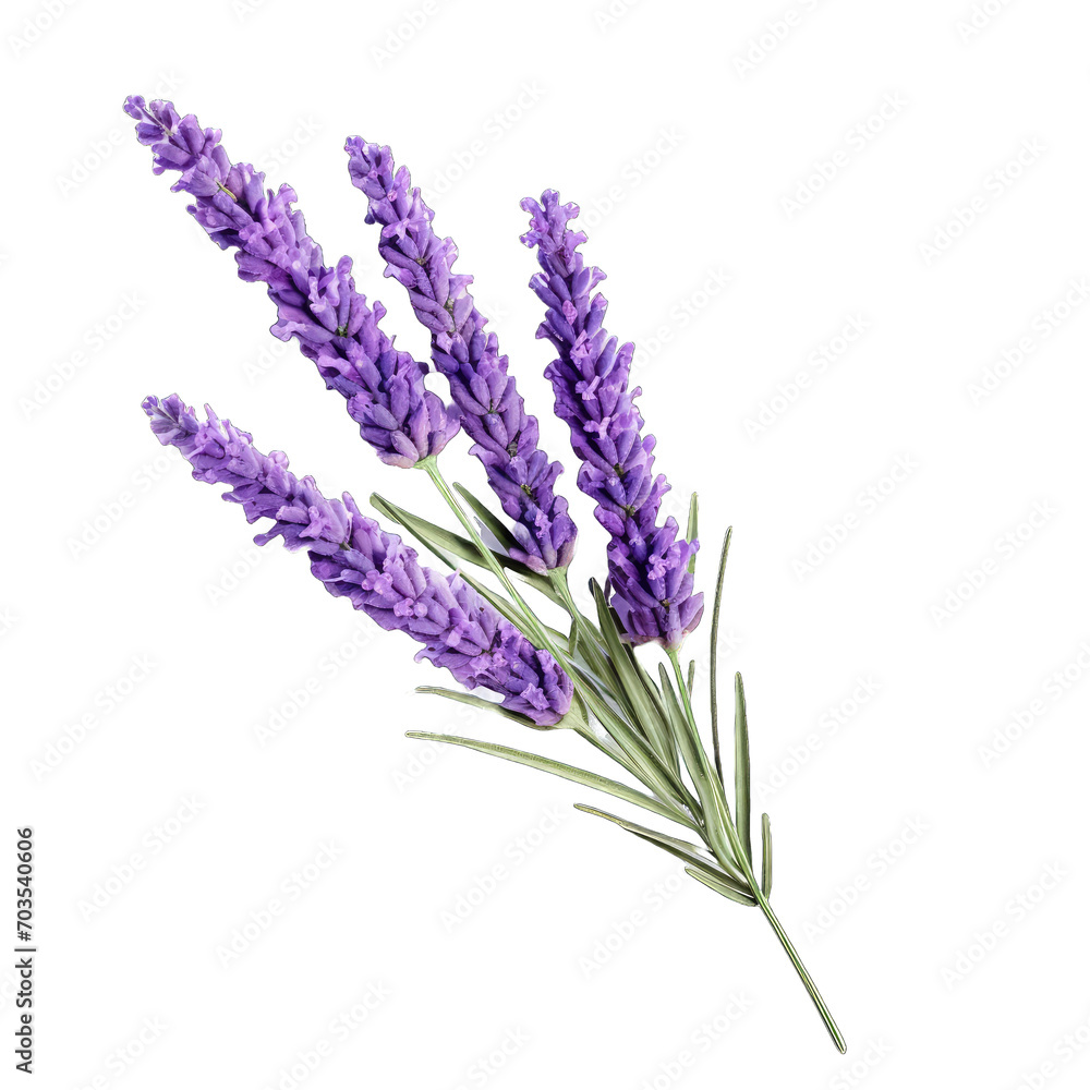 Fototapeta premium PNG lavender flower isolated transparent background