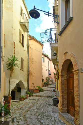Fototapeta Naklejka Na Ścianę i Meble -  The village of Monte San Biagio, Italy.