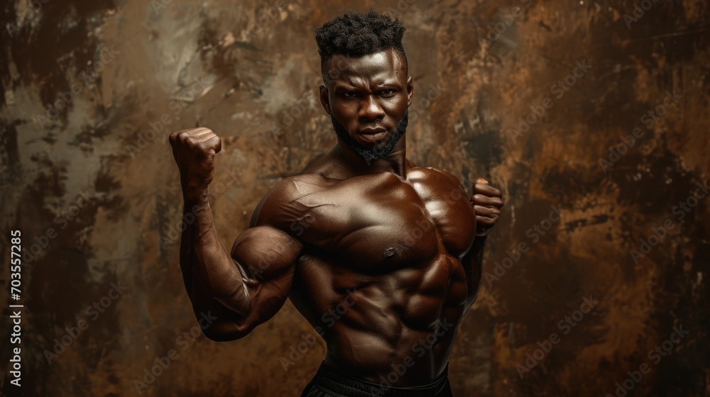 bodybuilder flexing their muscles generative ai bodybuilder flexing their muscles generative ai