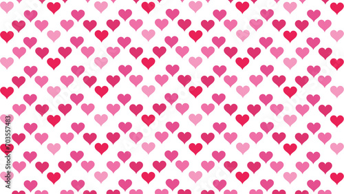 Background with pink hearts. Valentine's day, wedding or anniversary concept