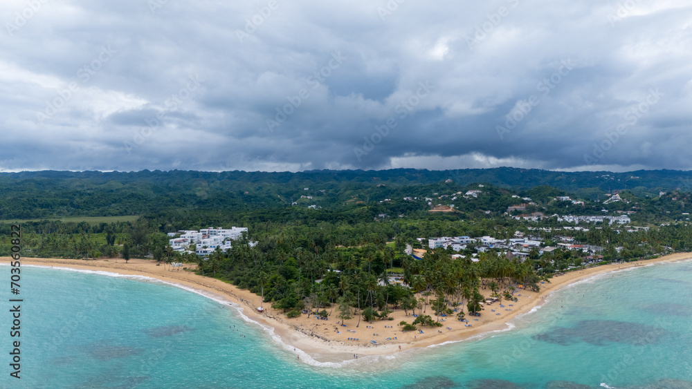 Playa Portillo, Las Terrenas, Samaná, Dominican Republic.