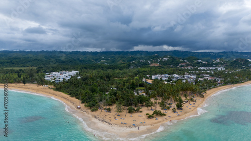 Playa Portillo, Las Terrenas, Samaná, Dominican Republic.