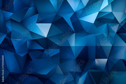 Blue triangular abstract background, Grunge surface, 3d Rendering