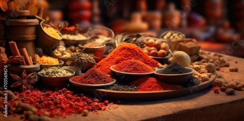 indian spicies for cuisine and cooking © RealPeopleStudio