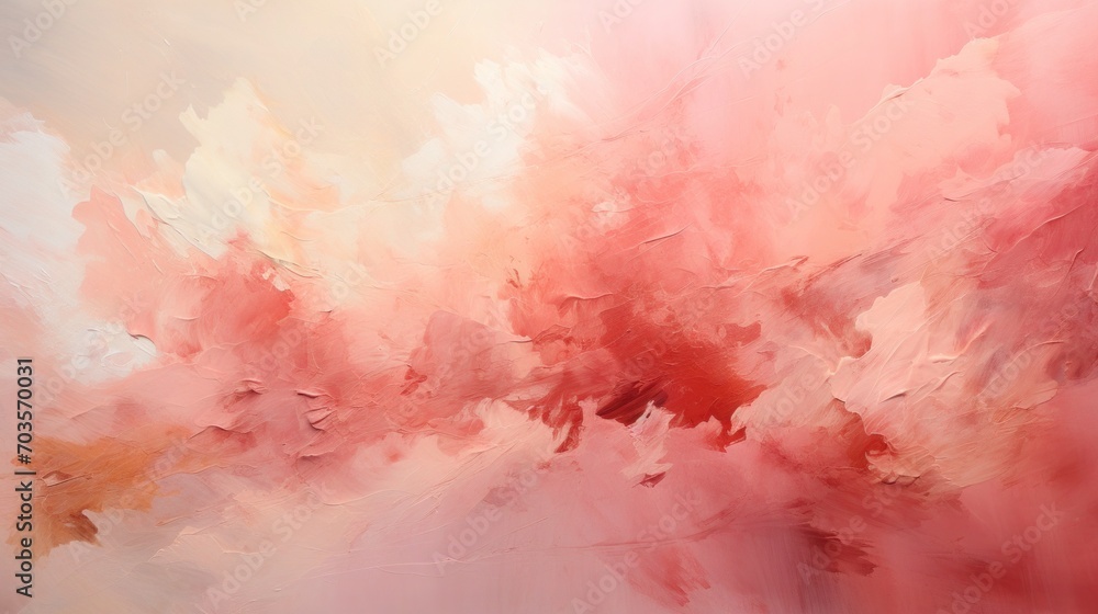 Peach fuzz  hues in motion, Dynamic abstract art with a warm palette, abstract watercolor and acrylic background with clouds