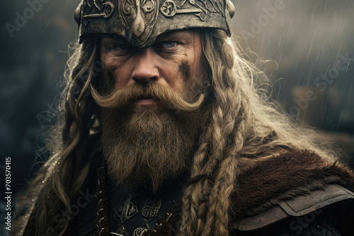 Fényképezés Portrait of a viking