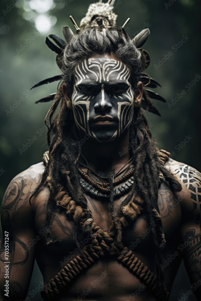 Portrait of a warrior Portrait of a warrior