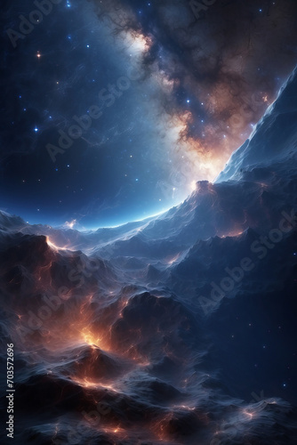 Starry deep space