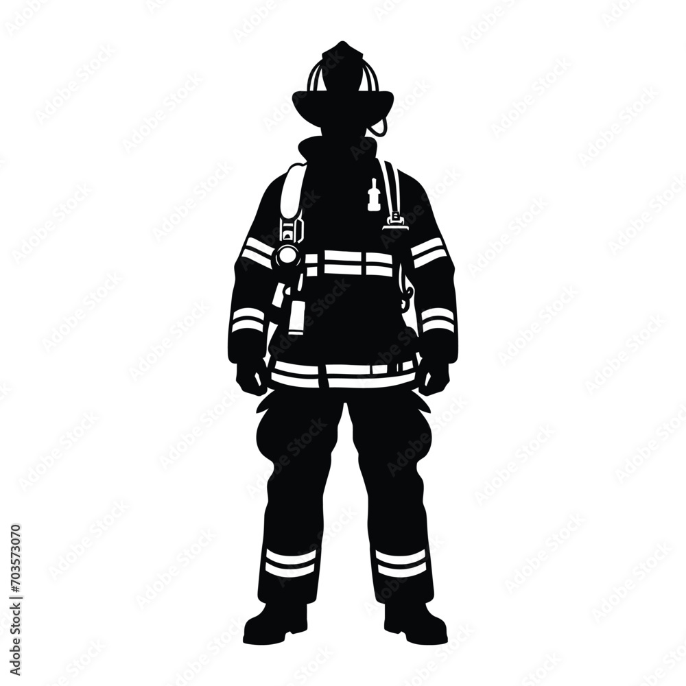 Firefighter Silhouette