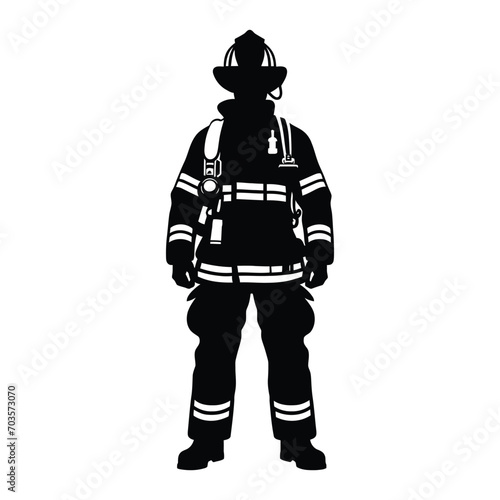 Firefighter Silhouette