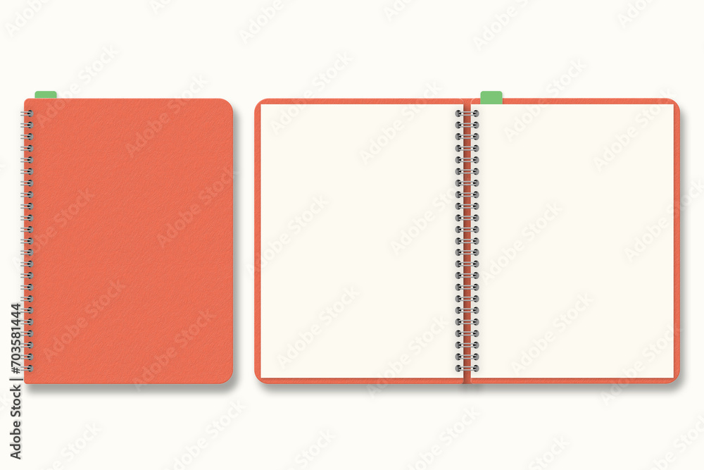 Digital Planner mockup, with place. Blank mock up with Cover. Digital Planner mockup, with place. Blank mock up with Cover.
