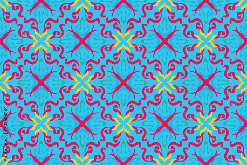 Pattern with floral and geometric elements. Intersecting curved and straight bold stripes forming abstract floral ornament. Vector background for design. Seamless Decorative lattice for louver. Pattern with floral and geometric elements. Intersecting curved and straight bold stripes forming abstract floral ornament. Vector background for design. Seamless Decorative lattice for louver.