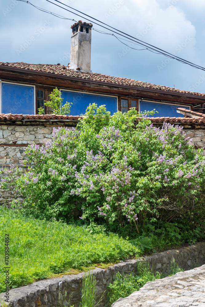 Typical Street and old houses in Koprivshtitsa, Bulgaria Typical Street and old houses in Koprivshtitsa, Bulgaria