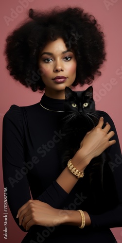 Chic Companionship: Embracing Elegance with a Feline Touch photo