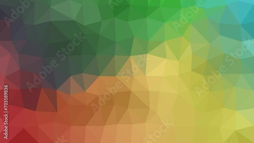 abstract geometric background Low Poly animation video Triangels colorful photo