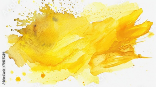 A vibrant watercolor painting of a beautiful yellow flower. Perfect for adding a touch of nature to any space