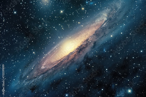 outer space andromeda background