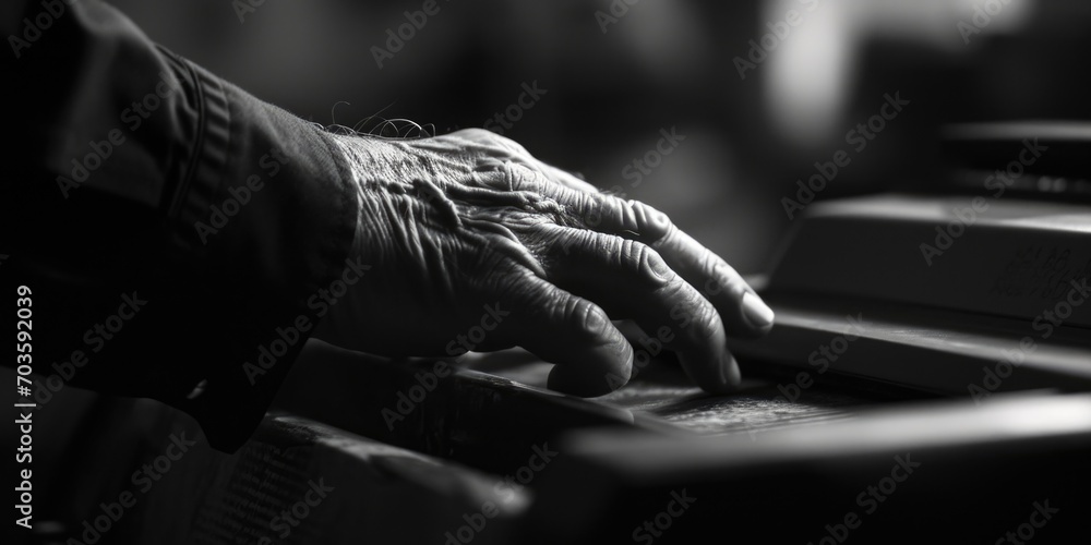 A close up view of a person playing the piano. Perfect for music-related designs and projects A close up view of a person playing the piano. Perfect for music-related designs and projects