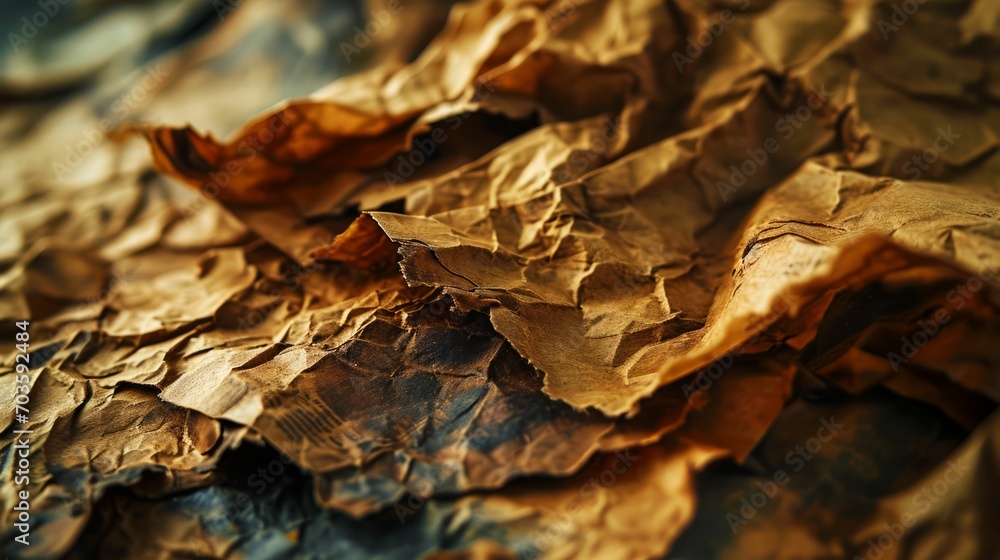 Detailed capture of aged paper with creases, wrinkles, and vintage texture. Detailed capture of aged paper with creases, wrinkles, and vintage texture.