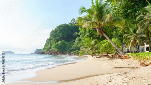 The Lonely beach in Koh Chang island  Trat province  Thailand 