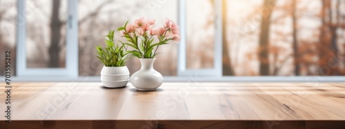 Kitchen background top counter interior wood blur home wooden empty room light white. Top kitchen product background desk modern window food display design texture tabletop restaurant board wall space